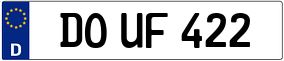 Truck License Plate